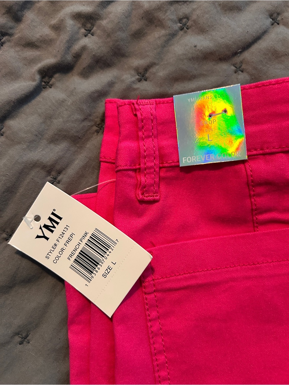 YMI French Pink Pants - Bright Pink Casual Bottoms